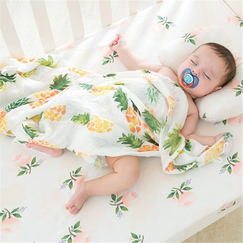 Layers Baby Swaddle Wrap Newborn Blanket Cotton Muslin Swaddle