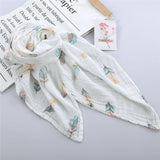 2 Layers Baby Swaddle Wrap Newborn Blanket Cotton Muslin Swaddle for Infant Kids Bath Towel Baby Bedding Sheet Play Mat