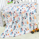 2 Layers Baby Swaddle Wrap Newborn Blanket Cotton Muslin Swaddle for Infant Kids Bath Towel Baby Bedding Sheet Play Mat