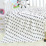 2 Layers Baby Swaddle Wrap Newborn Blanket Cotton Muslin Swaddle for Infant Kids Bath Towel Baby Bedding Sheet Play Mat