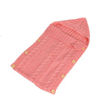 Baby Swaddle Wrap Warm Cotton Crochet Knitted Newborn Infant Sleeping Bag Baby Swaddling Blanket Sleep Bags baby Blanket Newborn