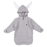 Fashion Baby Blankets Envelope for Newborns Baby Covers Rabbit Ear Swaddling Baby Wrap Photography Baby Girl Clothes